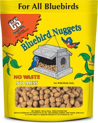 C&S No Melt & No Waste Bluebird Nuggets Bird Food, 27-oz bag