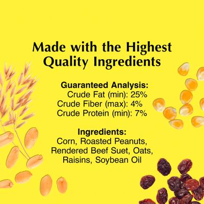 Show full view: C&S No Melt & No Waste Bluebird Nuggets Bird Food, 8-lb box slide 2 of 11