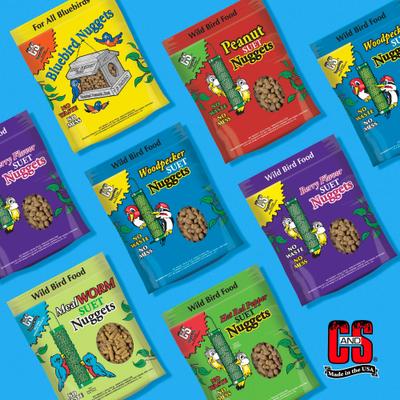 Show full view: C&S Woodpecker Suet Nuggets Wild Bird Food, 8-lb box slide 7 of 11