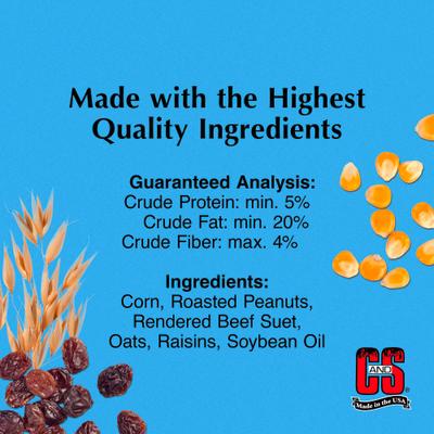 Show full view: C&S Woodpecker Suet Nuggets Wild Bird Food, 8-lb box slide 2 of 11