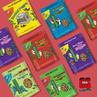 Show full view: C&S Peanut Suet Nuggets Wild Bird Food, 8-lb box slide 7 of 12