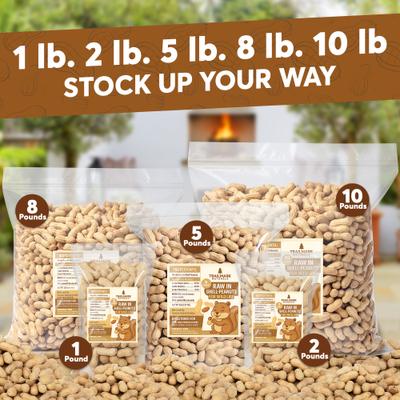 Show full view: Trailmark Naturals In Shell Raw Peanuts Bird Food, 15-lb box slide 5 of 7