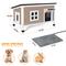 Show in main carousel: HXPLN Weatherproof Wooden Outdoor Heated Cat House, Grey, X-Large slide 6 of 8