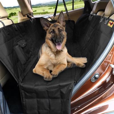 Show full view: Bark Lover Hammock Waterproof Dog Car Back Seat Cover, Black, 60 x 64-in slide 3 of 7