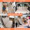 Show in main carousel: Bark Lover Hammock Waterproof Dog Car Back Seat Cover, Beige, 54 x 58-in slide 7 of 8
