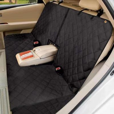 Show full view: Bark Lover Waterproof Bench Dog Car Seat Cover, Black, 54 x 49-in slide 2 of 5