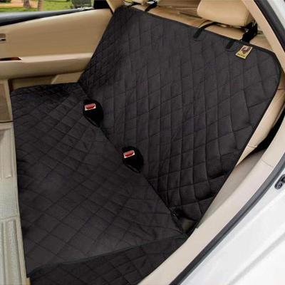Show full view: Bark Lover Waterproof Nonslip Heavy Duty Dog Car Back Seat Cover, 54 x 49-in, Black slide 2 of 6