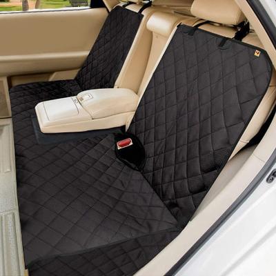 Show full view: Bark Lover Waterproof Nonslip Bench Dog Car Back Seat Cover, 54 x 49-in, Black slide 2 of 7