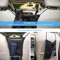 Bark Lover Deluxe Waterproof Nonslip Dog Front Seat Cover, 46 x 21-in, Black slide 2 of 6