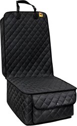 Bark Lover Deluxe Waterproof Nonslip Dog Front Seat Cover, 46 x 21-in, Black