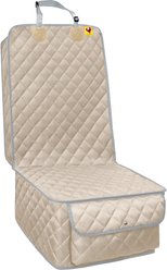 Bark Lover Deluxe Waterproof Nonslip Dog Front Seat Cover, 46 x 21-in, Beige slide 1 of 6