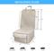 Show in main carousel: Bark Lover Deluxe Waterproof Nonslip Dog Front Seat Cover, 46 x 21-in, Beige slide 4 of 7