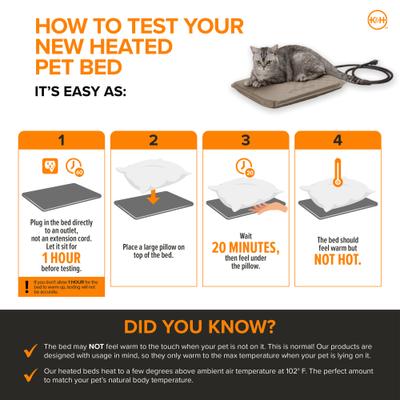 Show full view: K&H Pet Products Outdoor Heated Kitty House Cat Shelter, Red/Black slide 7 of 13