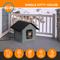 Show in main carousel: K&H Pet Products Outdoor Heated Kitty House Cat Shelter, Gray/Black slide 4 of 13