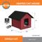 Show in main carousel: K&H Pet Products Outdoor Heated Kitty House Cat Shelter, Red/Black slide 2 of 13