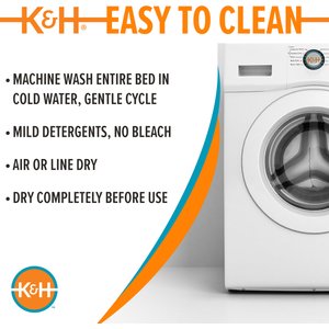 K&H Pet Products Self-Warming Nuzzle Nest Bolster Cat & Dog Bed, Leopard