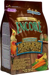 Brown's Encore Classic Natural Cockatiel Food, 4-lb bag
