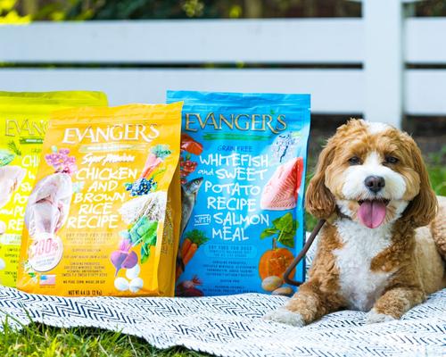Show full view: Evanger's Grain-Free Whitefish & Sweet Potato Recipe with Salmon Meal Dry Dog Food, 30-lb bag slide 6 of 8
