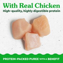 Greenies Feline Smart Purees Grain-Free Chicken Flavor Lickable Cat Treats, 0.49-oz tube, 4 count slide 2 of 9