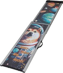 Coziwow Extra-Long Telescoping Aluminum Foldable Travel Dog Car Ramp