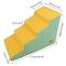 Show in main carousel: BingoPaw High-Density Foam Bed & Sofa Dog Stairs with Gentle Slope, Yellow with Green Stripe, 4 steps slide 3 of 11