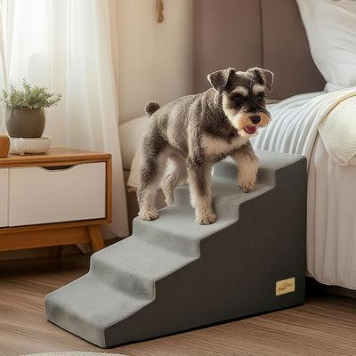 Show full view: BingoPaw High-Density Sponge Foam Dog Steps, Grey, 5 steps slide 4 of 8