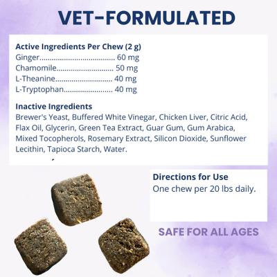 Show full view: Under the Weather Calming Soft Chews Dog Supplement, 60 count slide 6 of 8