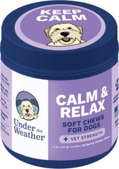Under the Weather Calming Soft Chews Dog Supplement, 60 count