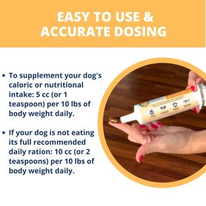 Under the Weather Ready Cal High Calorie Food Nutritional Gel Dog Supplement, 100-cc syringe