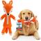 Show in main carousel: Pacific Pups Products Woodland Animals Fox Squeaky Plush Dog Toy slide 1 of 7