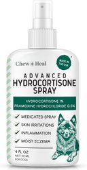 Chew + Heal Advanced Hydrocortisone Medicated Wound Care Spray for Dogs, 4-fl oz bottle