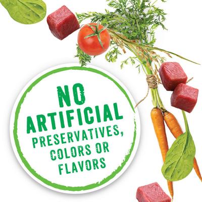 Show full view: Purina Beneful Medleys Tuscan Style with Beef in Sauce Wet Dog Food, 3-oz, pack of 3 slide 5 of 13