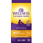 Wellness Complete Health Puppy Deboned Chicken, Oatmeal & Salmon Meal Recipe Dry Dog Food, 30-lb bag