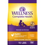 Wellness Complete Health Puppy Deboned Chicken, Oatmeal & Salmon Meal Recipe Dry Dog Food, 15-lb bag