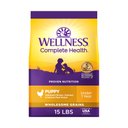 Wellness Complete Health Puppy Deboned Chicken, Oatmeal & Salmon Meal Recipe Dry Dog Food, 15-lb bag
