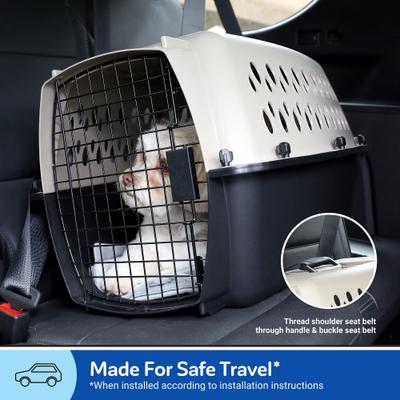 Show full view: Petmate Vari Dog & Cat Kennel, Tan, 19-in, up to 10-lbs slide 4 of 7