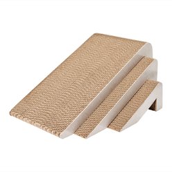 Frisco Nesting Cat Scratcher Toy with Catnip, Natural Chevron