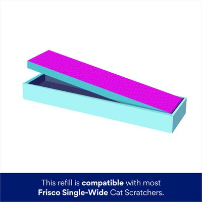 Show full view: Frisco Single-Wide Cat Scratcher Toy Refill with Catnip, 2 count slide 6 of 7