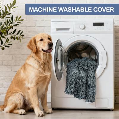 Show full view: LovMor Foldable Memory Foam Human Dog Bed with Removable Cover, 71 x 38 x 9-in, Dark Grey slide 7 of 7