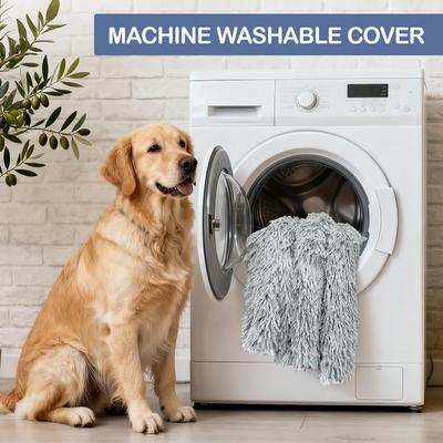 Show full view: LovMor Foldable Memory Foam Human Dog Bed with Removable Cover, 71 x 38 x 9-in, Grey slide 7 of 7