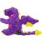 Show in main carousel: GoDog Dragons Chew Guard Squeaky Plush Dog Toy, Purple, Small slide 3 of 5