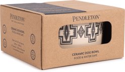 Pendleton 6-in Ceramic Dog Bowl, 3.5-cup, Harding Tonal Natural slide 2 of 9