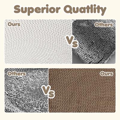 Show full view: Happy & Polly 26-in L-Shape Cardboard Cat Scratcher & 3.9-in Round Scratching Pad Set, 2 count, White slide 7 of 9