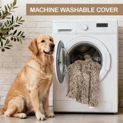 Show full view: LovMor Foldable Memory Foam Human Dog Bed with Removable Cover, 71 x 38 x 9-in, Khaki slide 7 of 7