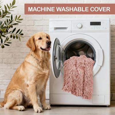 Show full view: LovMor Foldable Memory Foam Human Dog Bed with Removable Cover, 71 x 38 x 9-in, Pink slide 7 of 7