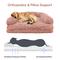 Show in main carousel: LovMor Foldable Memory Foam Human Dog Bed with Removable Cover, 71 x 38 x 9-in, Pink slide 3 of 7