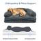 Show in main carousel: LovMor Foldable Memory Foam Human Dog Bed with Removable Cover, 71 x 38 x 9-in, Dark Grey slide 3 of 7