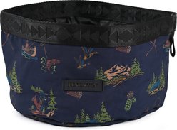 Pendleton Polyester Travel Dog Bowl, 5-cup, Canoe Club