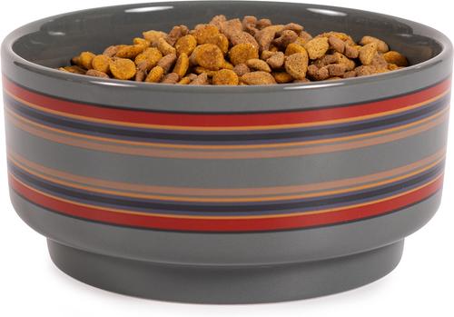 Show full view: Pendleton 6-in Ceramic Dog Bowl, 3.5-cup, Yakima Stripe slide 6 of 10