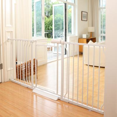 Show full view: WAOWAO Triple Lock Adjustable Baby Gate with Clear Acrylic Panel, White, 29 to 37-in slide 9 of 10